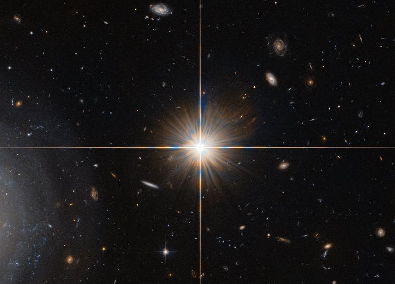 Bright Star in the center of the image - Angel Message: Look Higher, Go Deeper, Think Wider... And Be That, You!
